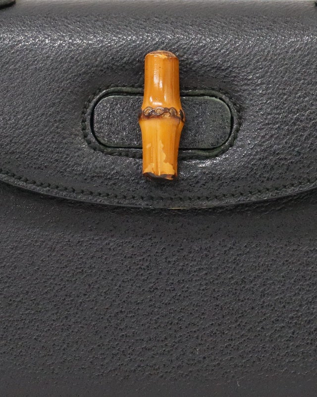 GUCCI バンブーターンロックハンドバッグ | Hedy