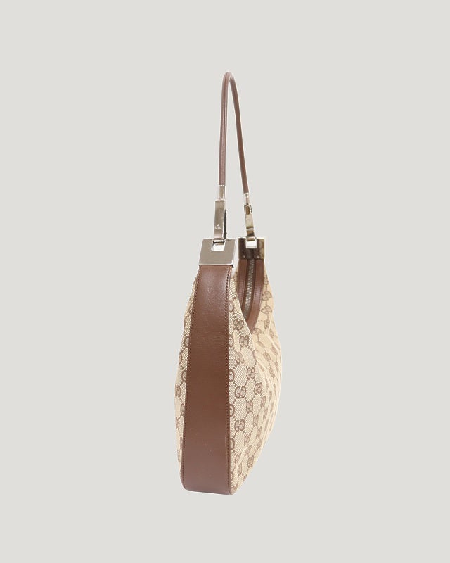 GUCCI GGキャンバスレザーワンショルダーバッグ | Hedy