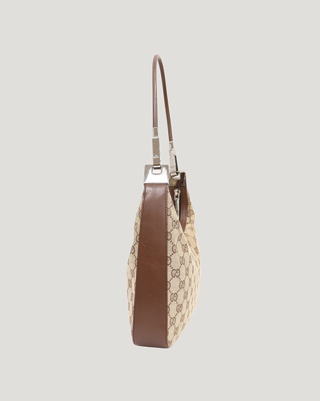 GUCCI GGキャンバスレザーワンショルダーバッグ | Hedy