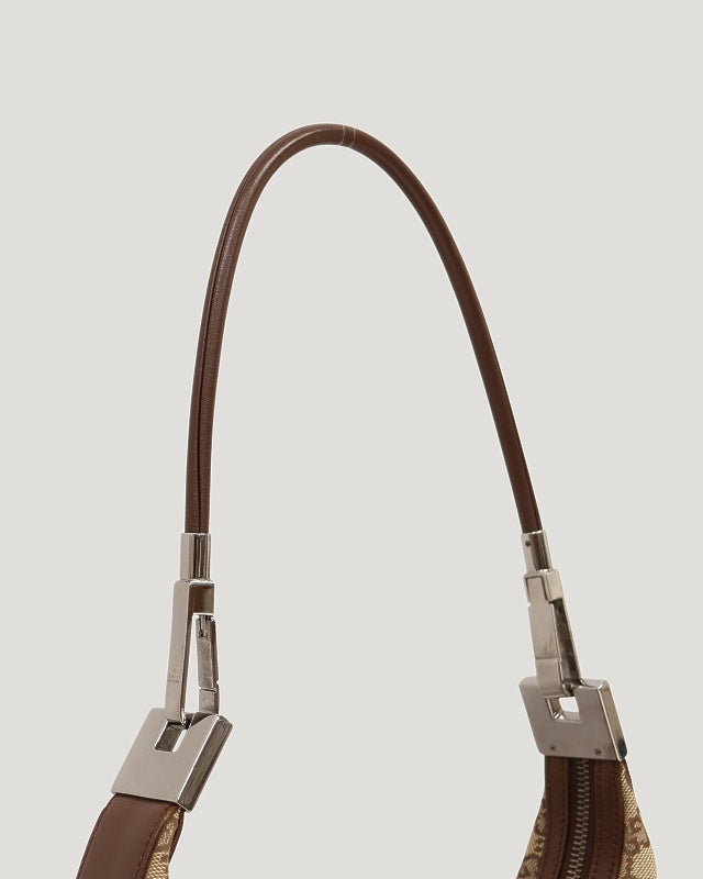GUCCI GGキャンバスレザーワンショルダーバッグ | Hedy