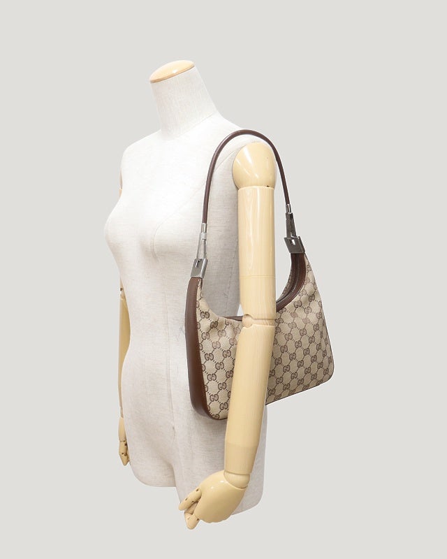 GUCCI GGキャンバスレザーワンショルダーバッグ | Hedy