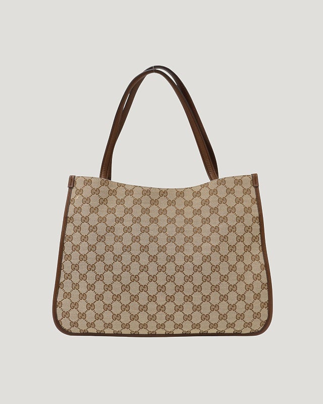 GUCCIブラウン トートバッグ GUCCI GGホースビットトートバッグ | Hedy