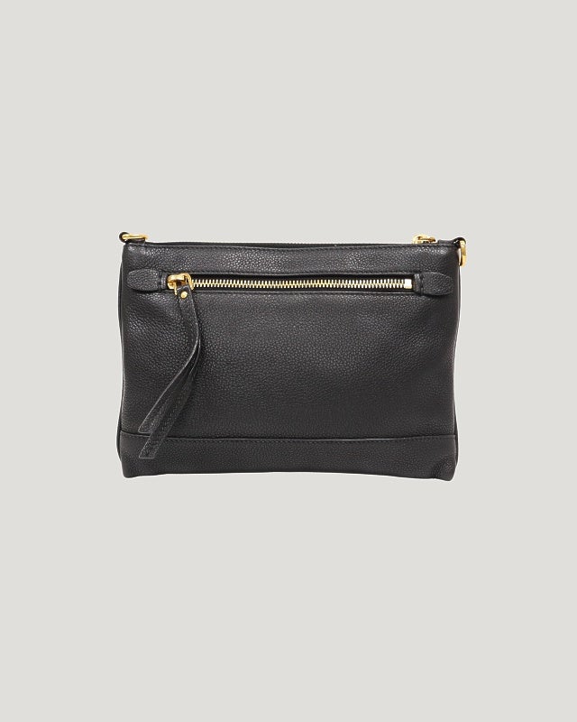 PRADA ロゴ金具レザーショルダーバッグ | Hedy