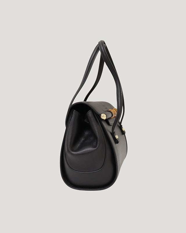 GUCCI バンブーレザーハンドバッグ | Hedy