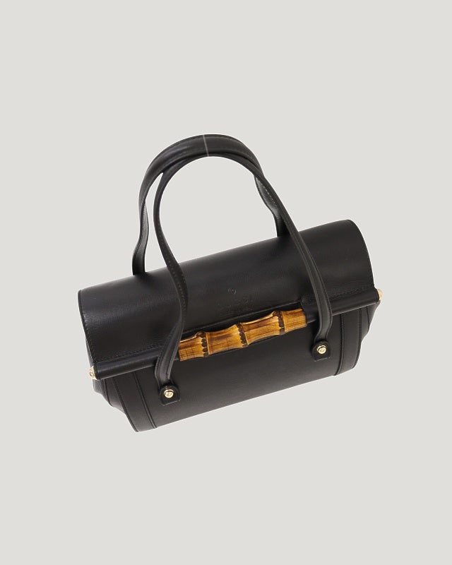 GUCCI バンブーレザーハンドバッグ | Hedy