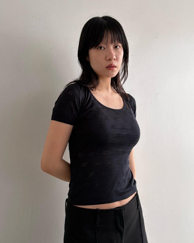 シャネルショートスリーブコットンニット CHANEL COCOショートスリーブニット | Hedy