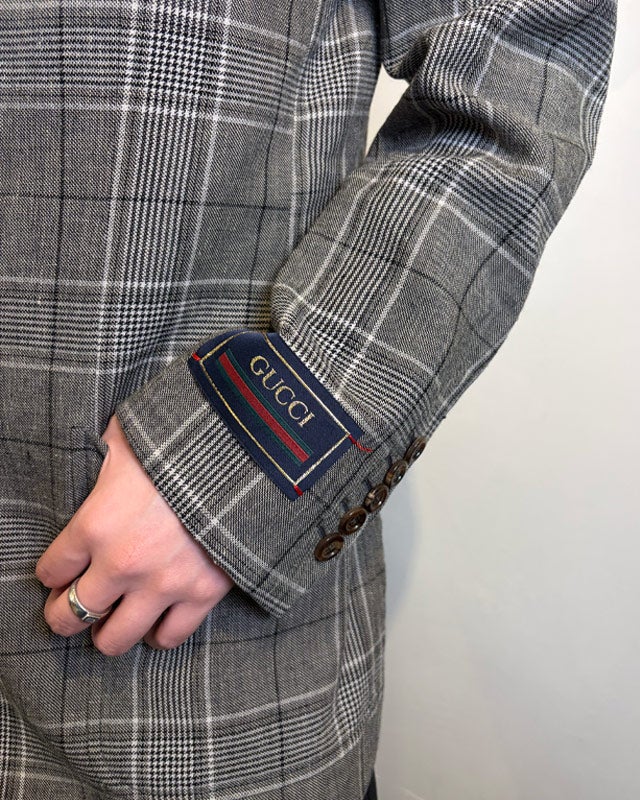 GUCCI チェックテーラードジャケット | Hedy