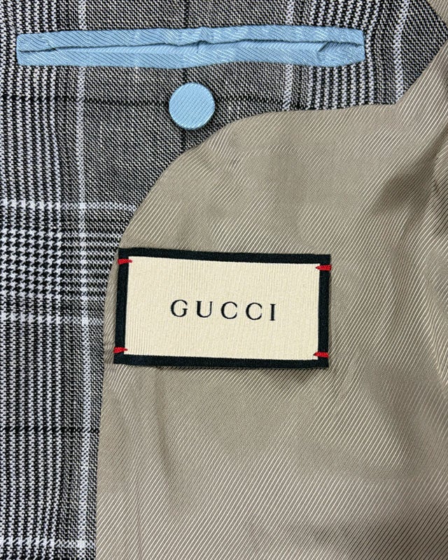 GUCCI チェックテーラードジャケット | Hedy