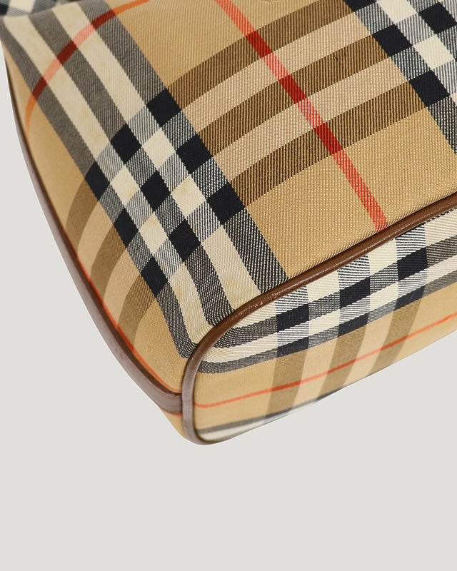 BURBERRY チェック柄ハンドバッグ | Hedy
