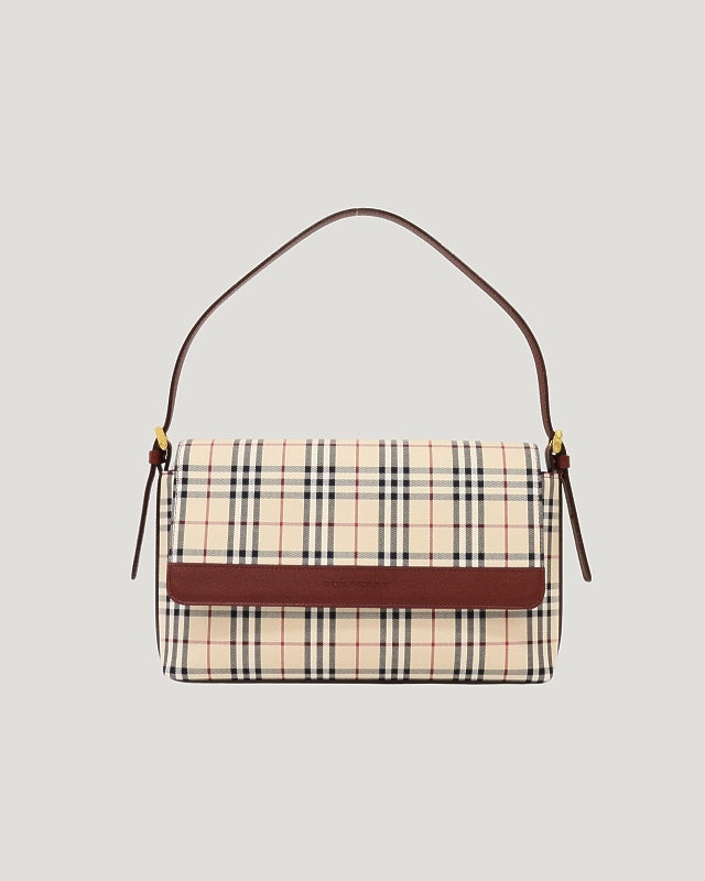 Burberryチェック柄 ショルダーバッグ BURBERRY チェック柄ワンショルダーバッグ | Hedy