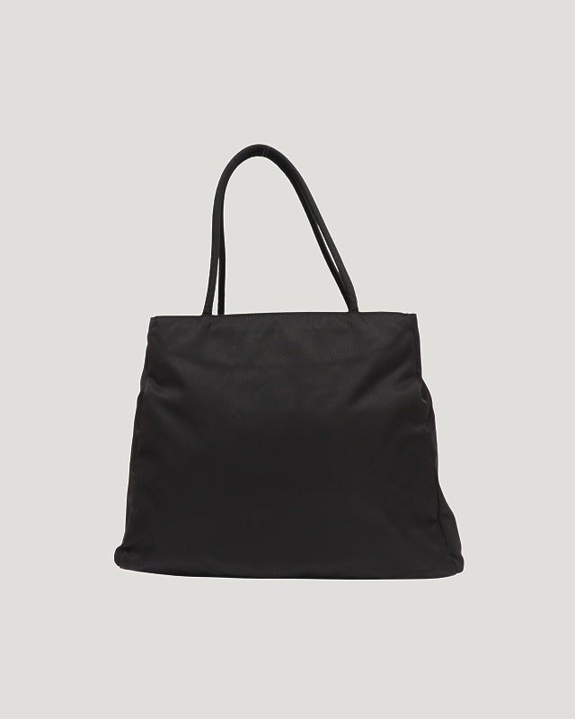 PRADA 三角ロゴ金具ナイロンハンドバッグ | Hedy