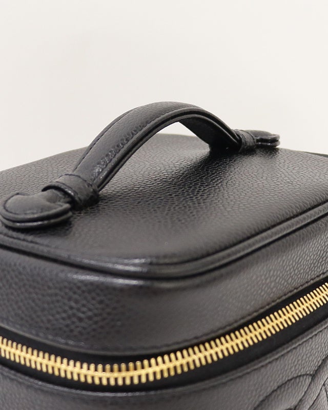 CHANEL キャビアスキンバニティバッグ | Hedy