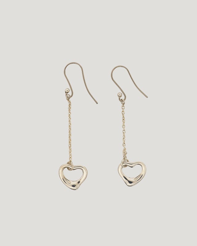 TIFFANY&CO. オープンハートドロップピアス | Hedy