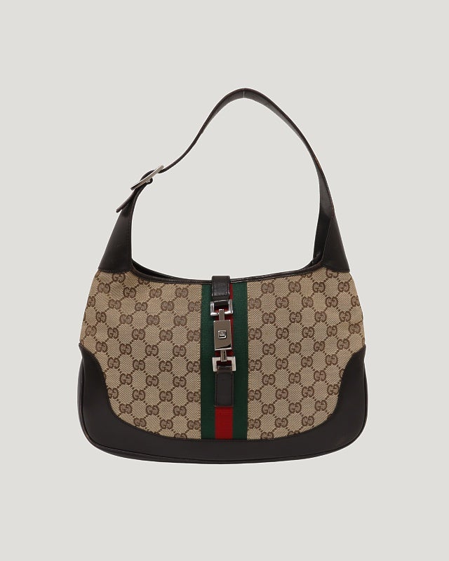 グッチ 小さめハンドバッグ シェリーライン ジャッキー GUCCI GGジャッキーシェリーラインワンショルダーバッグ | Hedy