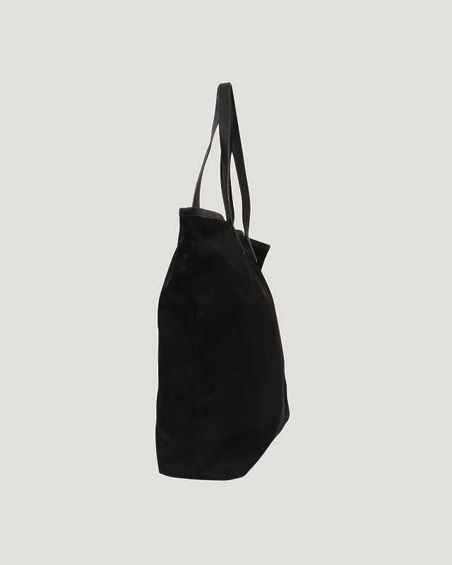 PRADA 三角ロゴ金具ナイロンレザートートバッグ | Hedy