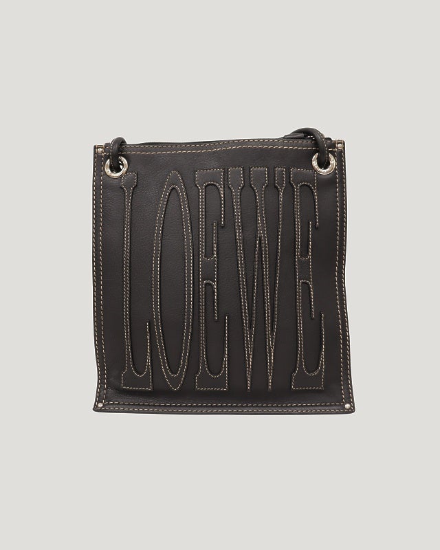 LOEWE アナグラム レザー ミニショルダーバッグ LOEWE アナグラムレザーショルダーバッグ | Hedy