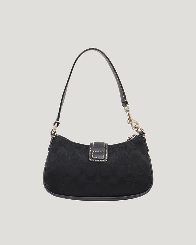 COACH コーチ ワンショルダー シグネチャー ブラック COACH シグネチャーワンショルダーバッグ | Hedy