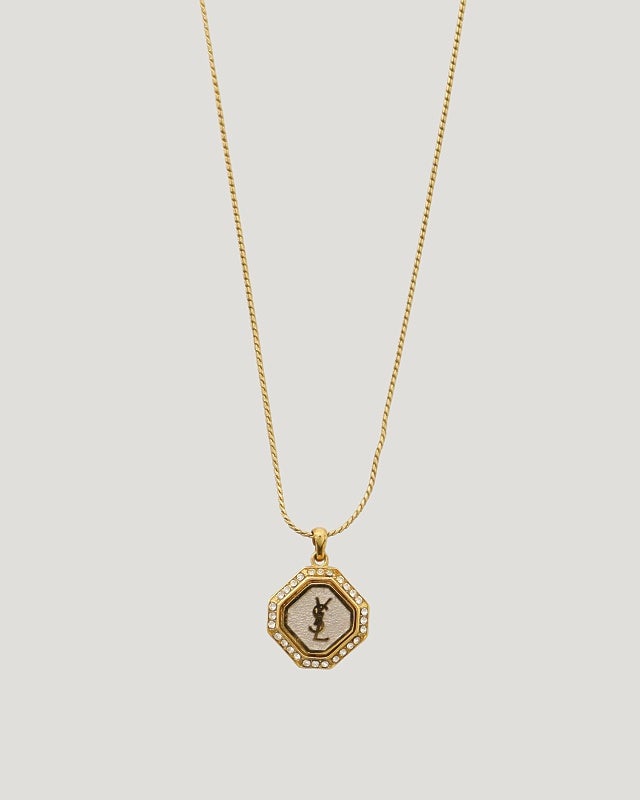 Saint Laurent ロゴネックレス | Hedy