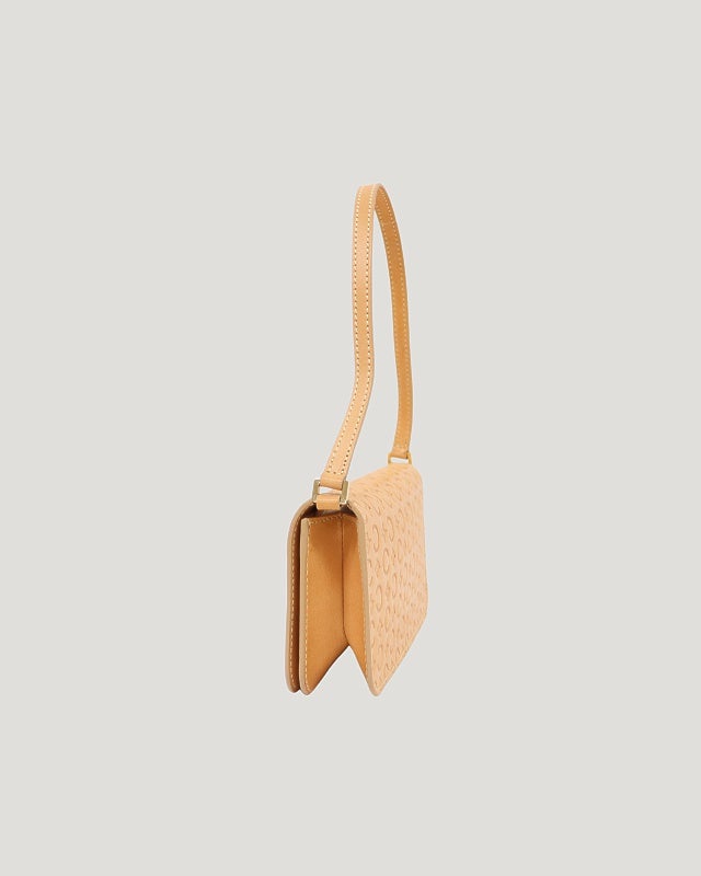 CELINE Cマカダム柄レザーワンショルダーバッグ | Hedy