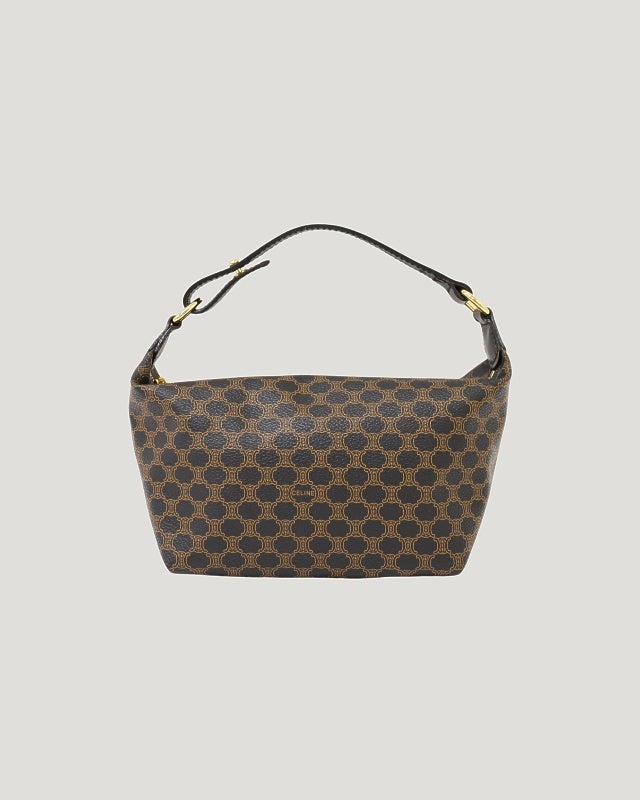 CELINE マカダム柄ホーボーワンショルダーバッグ | Hedy