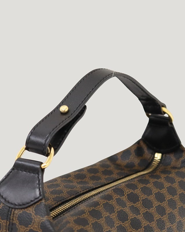 CELINE マカダム柄ミニハンドバッグ | Hedy