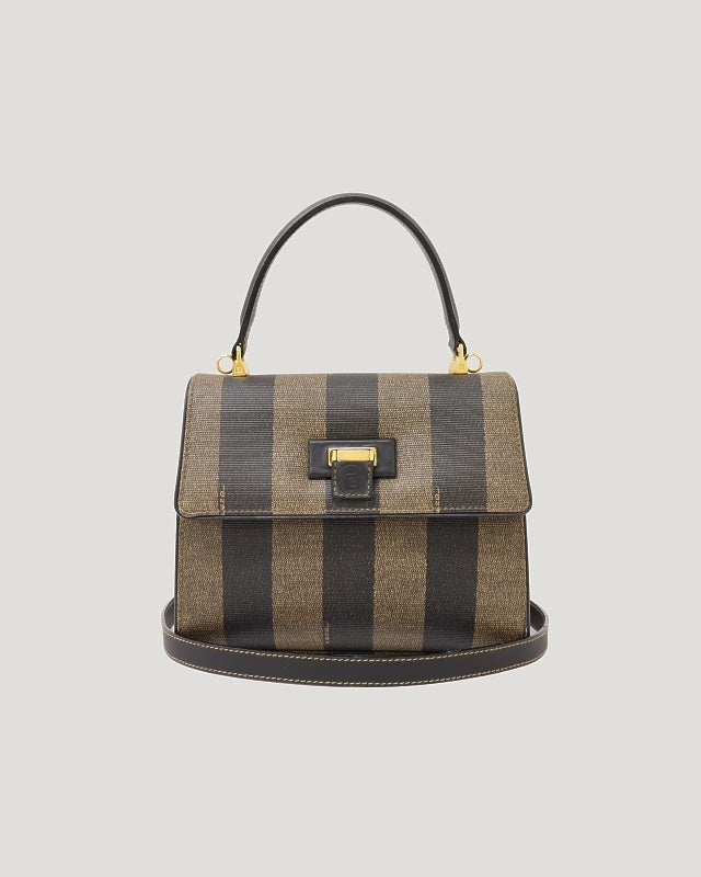 【極美品】FENDI ペカン柄 2WAY ハンドバッグ FENDI ぺカン柄2Wayバッグ | Hedy