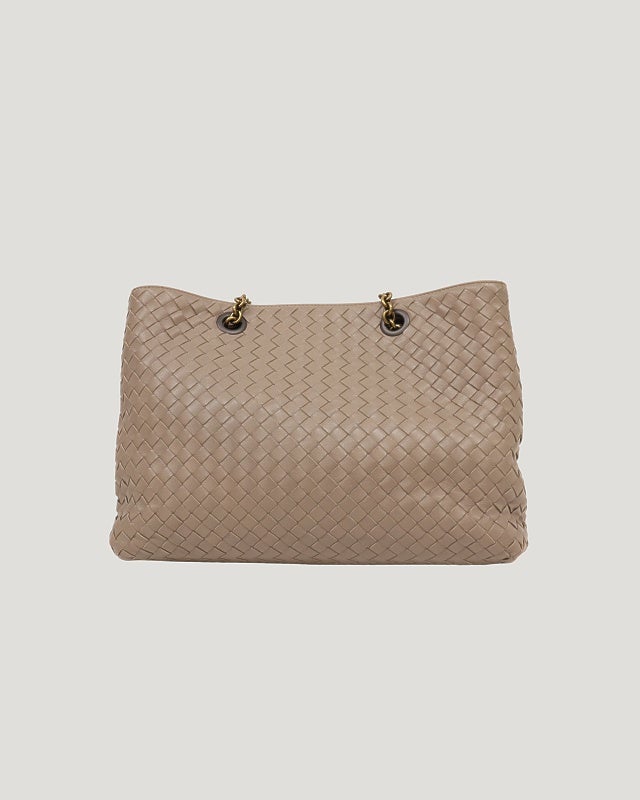 BOTTEGA VENETA イントレチャートチェーントートバッグ | Hedy