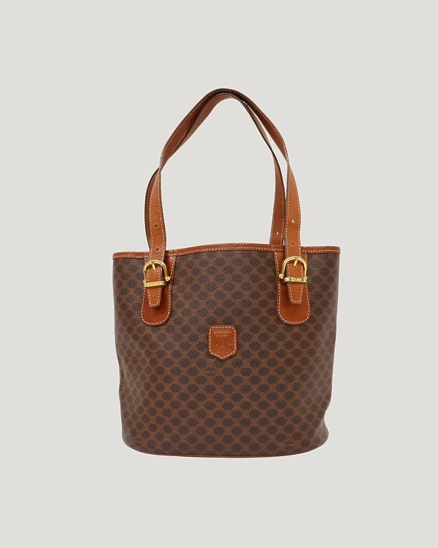 CELINE マカダム柄ボストン2Wayバッグ | Hedy