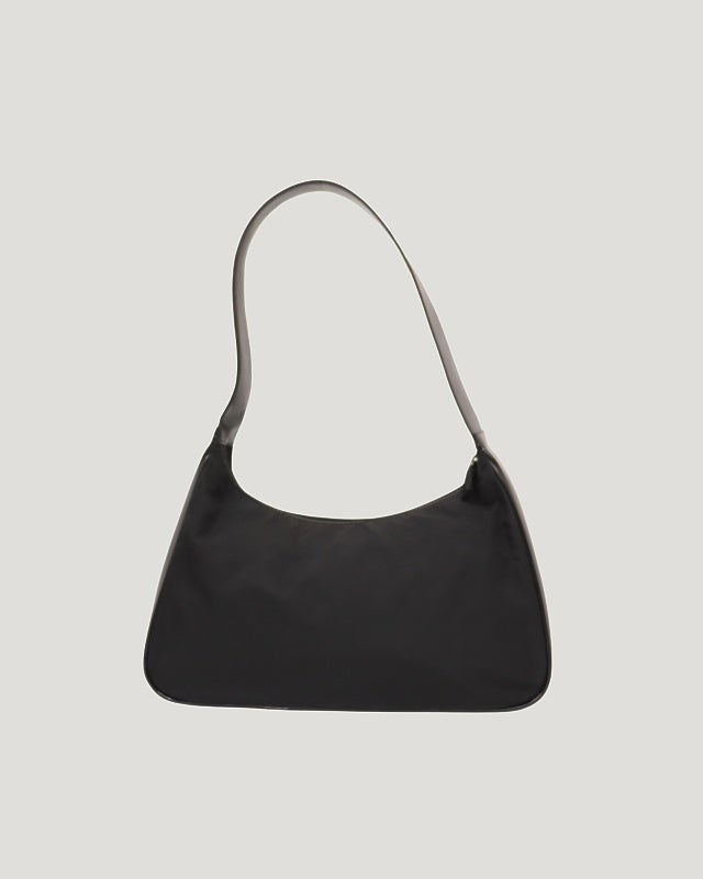 PRADA 三角ロゴ金具ナイロンレザーワンショルダーバッグ | Hedy