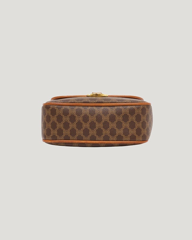 CELINE マカダム柄ロゴ金具ミニショルダーバッグ | Hedy
