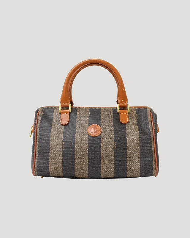 ✨FENDI✨フェンディ✨ペカン柄✨ブラウンブラック✨ボストンバッグ✨ FENDI ペカン柄ボストンバッグ | Hedy