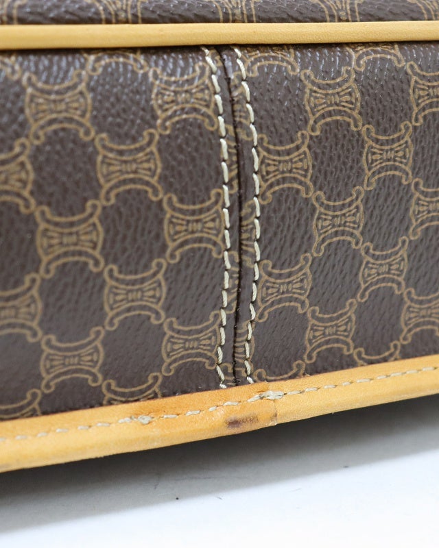 CELINE マカダム柄サークルロゴ金具ショルダーバッグ | Hedy