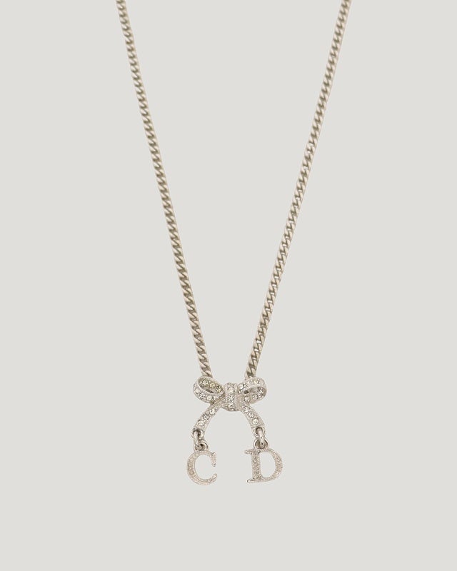 Christian Dior CD リボン ネックレス DIOR CDリボンネックレス | Hedy