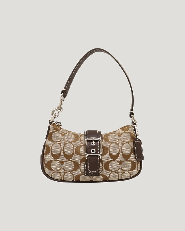お値下げ可能　希少ビンテージ　COACH　バッグ COACH シグネチャーワンショルダーバッグ | Hedy