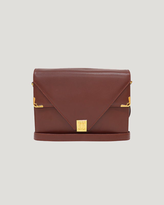 Cartier マストラインレザーショルダーバッグ | Hedy
