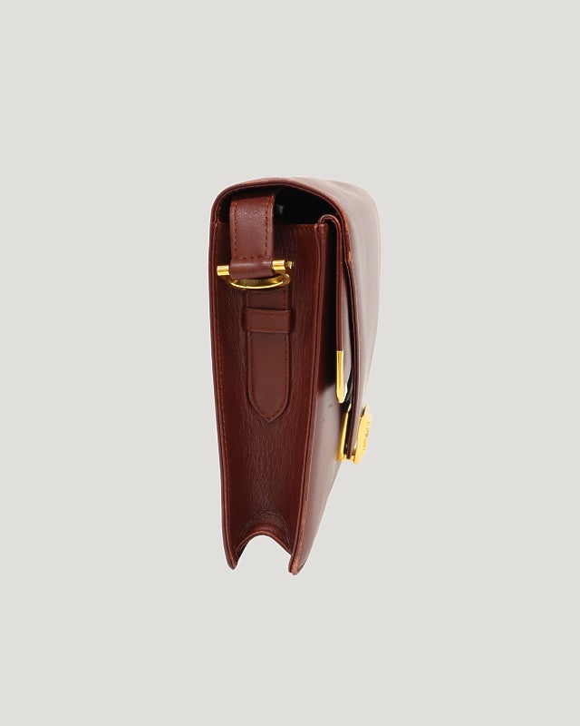 Cartier マストラインレザーショルダーバッグ | Hedy