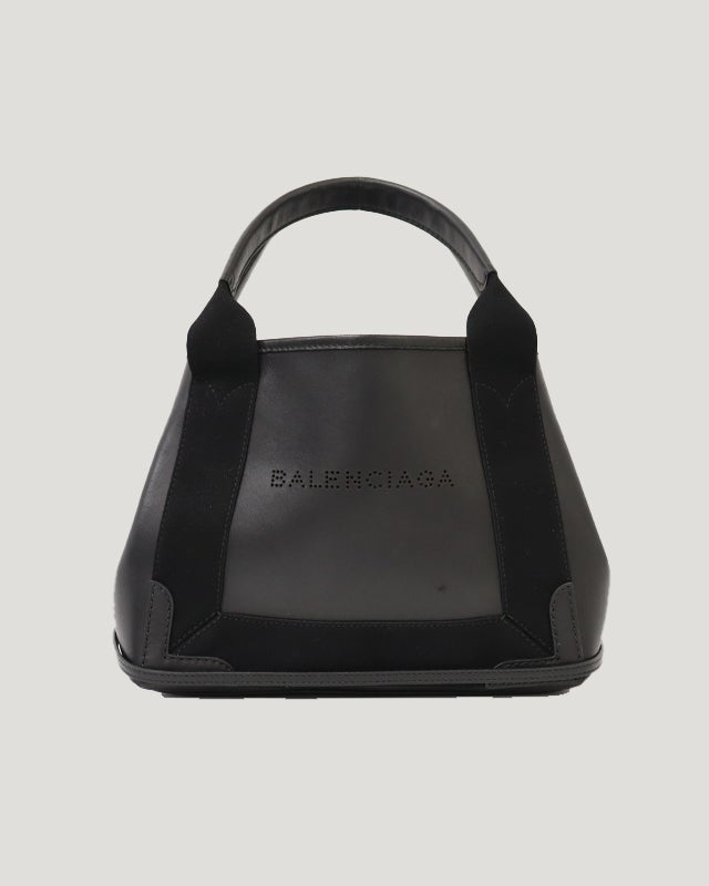 BALENCIAGA　カバス　XS レザー2wayバッグ BALENCIAGA ネイビーカバス XS | Hedy