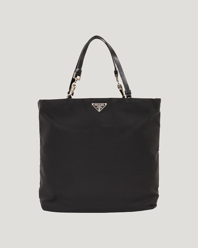 PRADA 三角ロゴナイロンハンドバッグ | Hedy