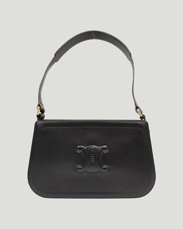 CELINE ブラゾン刻印レザーワンショルダーバッグ | Hedy