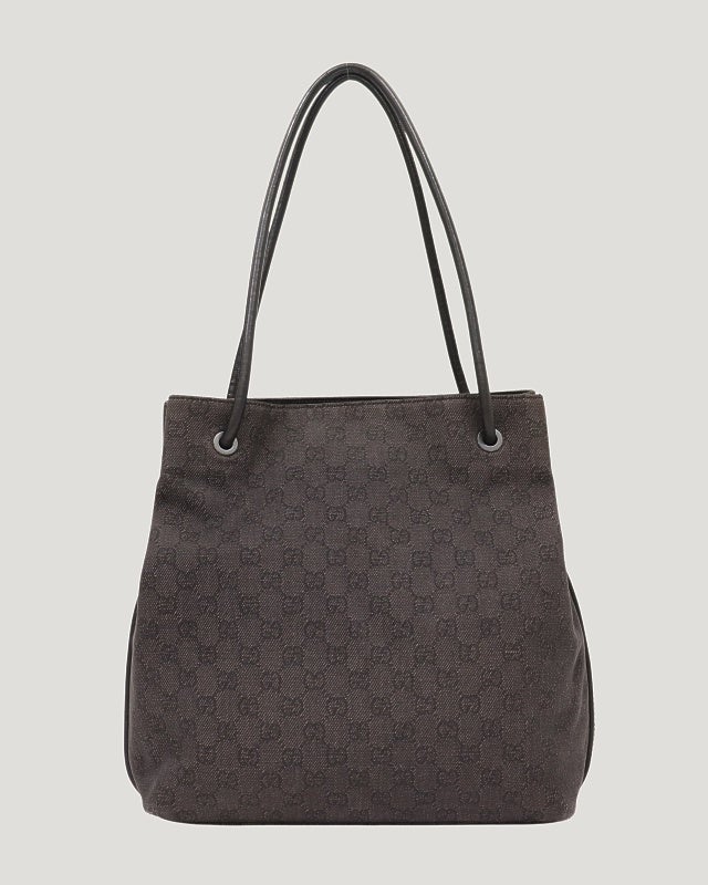 g*u様 GUCCI GGキャンバス トートバッグ ブラック GUCCI GGキャンバストートバッグ | Hedy