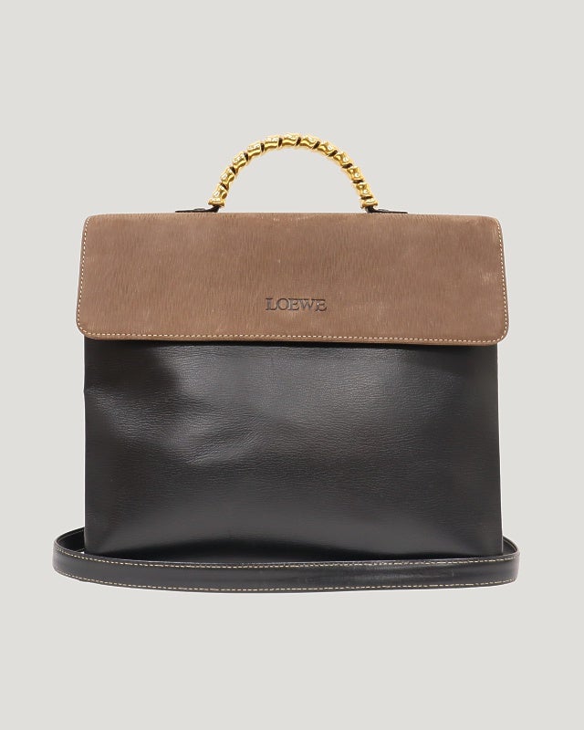 LOEWE ベラスケス　ハンドバッグ　ショルダーバッグ　ゴールド金具 LOEWE ベラスケス2Wayハンドバッグ | Hedy
