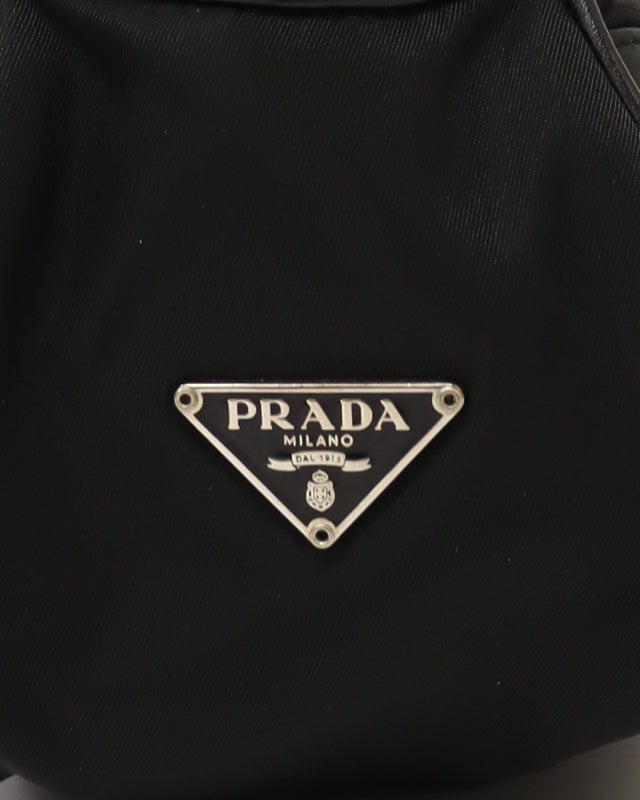 PRADA 三角ロゴ金具ナイロンレザーワンショルダーバッグ | Hedy