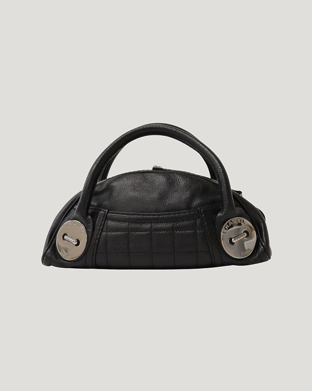シャネル ミニボストン バッグ チョコバー CHANEL ハンドバッグ CHANEL チョコバーミニボストンバッグ | Hedy