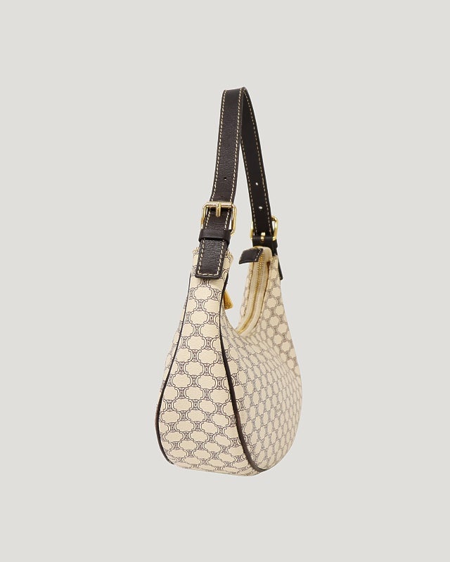 CELINE マカダム柄ホーボーワンショルダーバッグ | Hedy