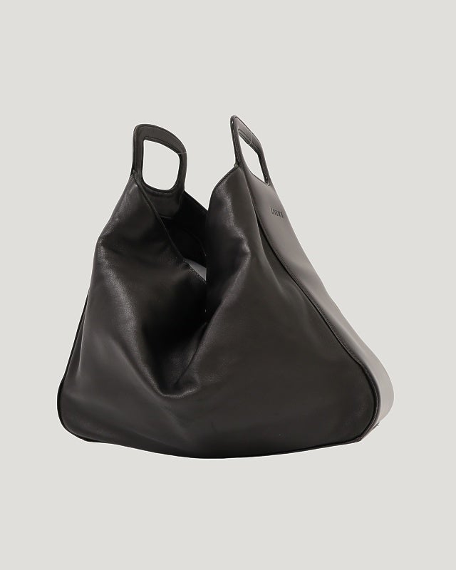 LOEWE ロゴ刻印レザーハンドバッグ | Hedy