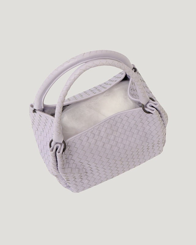 BOTTEGA VENETA イントレチャートレザーハンドバッグ | Hedy