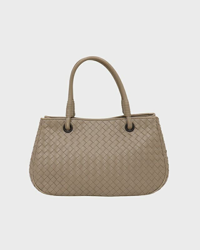 BOTTEGA VENETA イントレチャートレザーハンドバッグ | Hedy