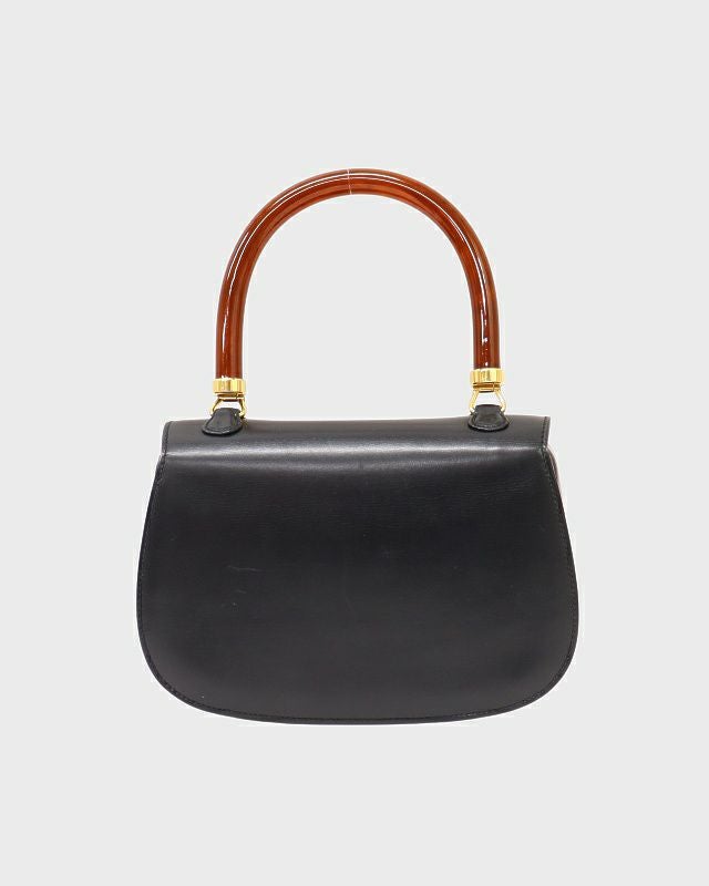 GUCCI べっ甲レザーハンドバッグ | Hedy