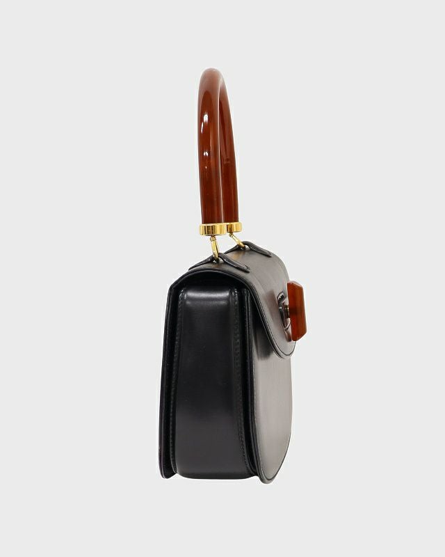 GUCCI べっ甲レザーハンドバッグ | Hedy