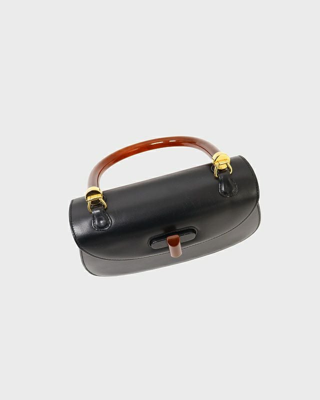 GUCCI べっ甲レザーハンドバッグ | Hedy